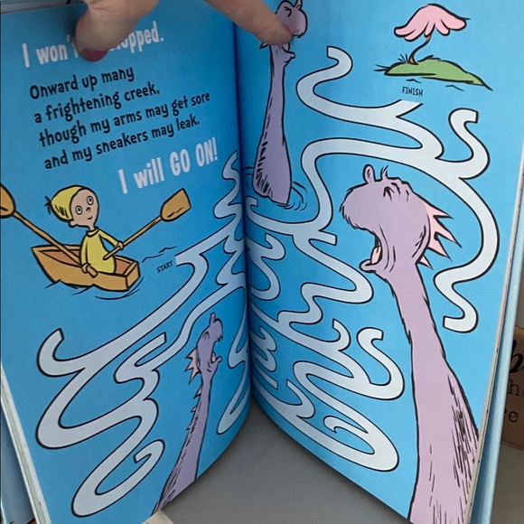 New🌈 Dr. Seus Activity Book Oh, the Places I'll Go! By Me Myself - Picture 7 of 8